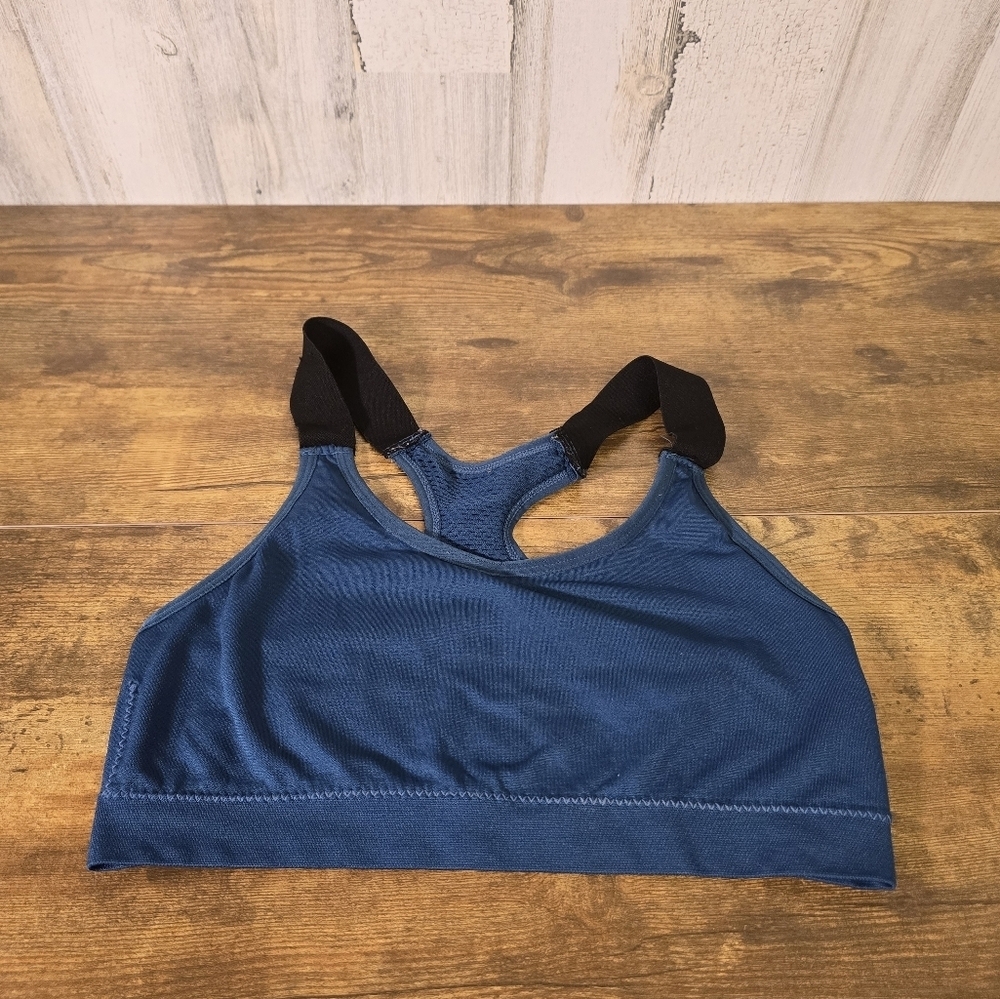 Just be Blue Sports Bra women's size large